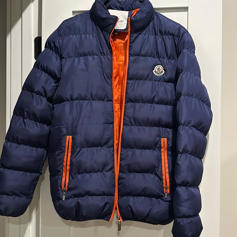 Moncler Boys Navy Puffy Jacket